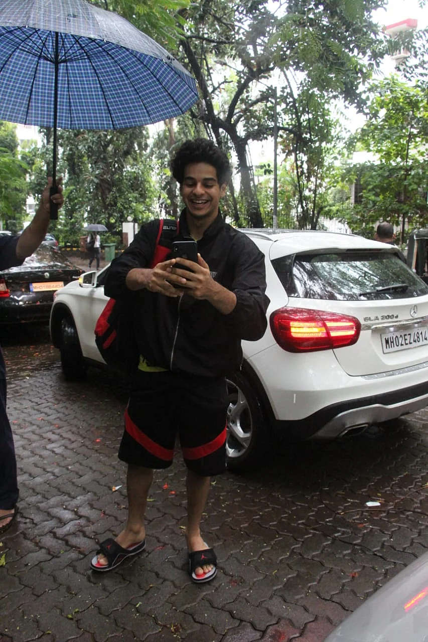 Ishaan Khattar at gym in Bandra