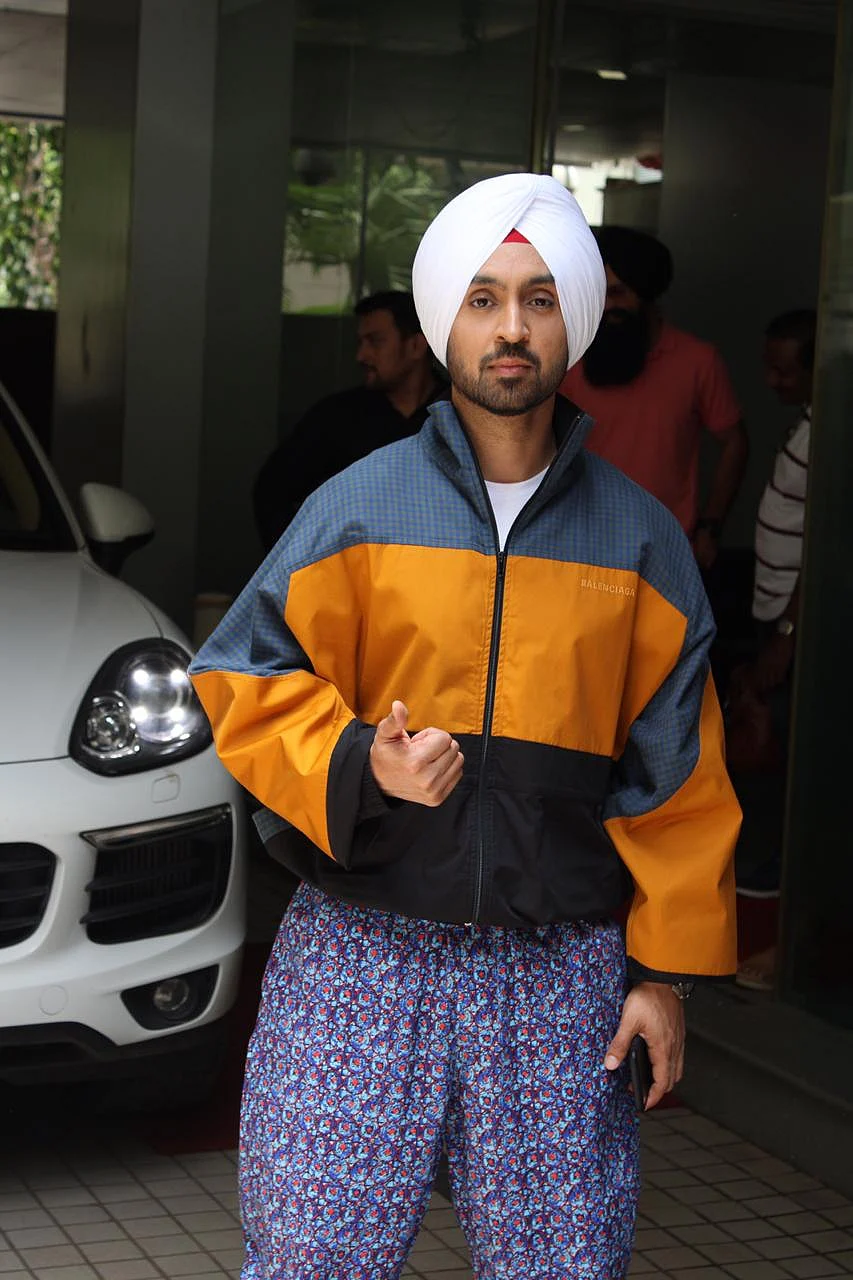 Diljit Dosanjh at Arjun Patiala' promotion in the city.