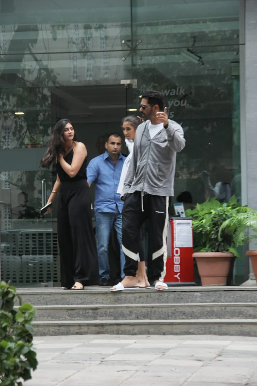 Arjun Rampal with daughter spotted outside Hinduja Hospital in Mumbai