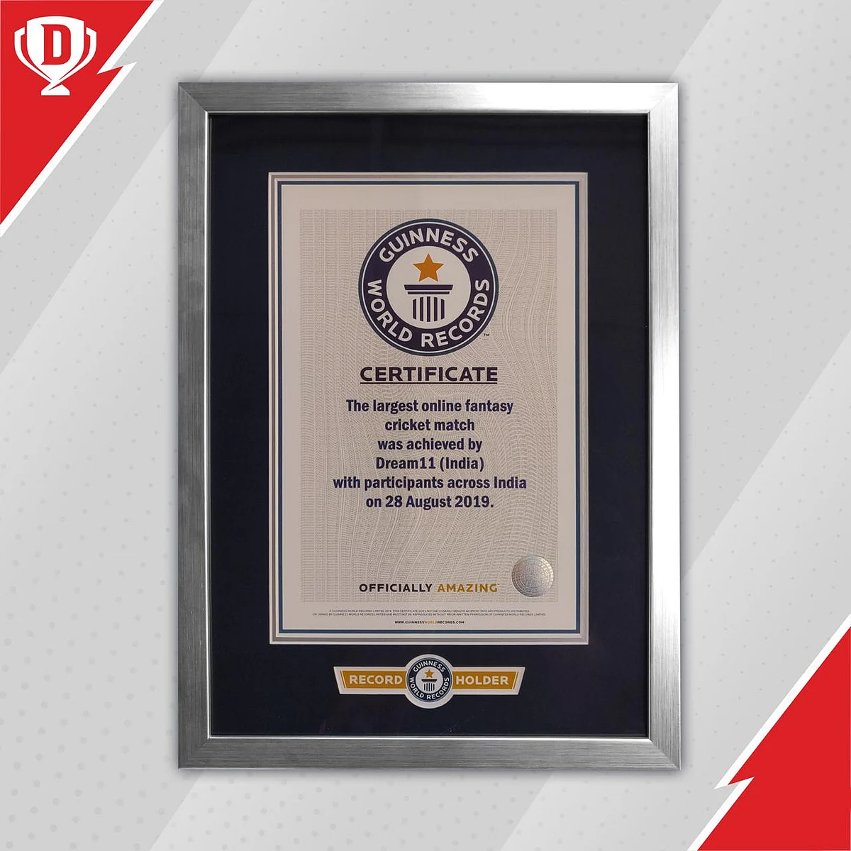 Dream11 enters Guinness World Records for hosting ‘Largest Online Fantasy Cricket Match' during IPL final