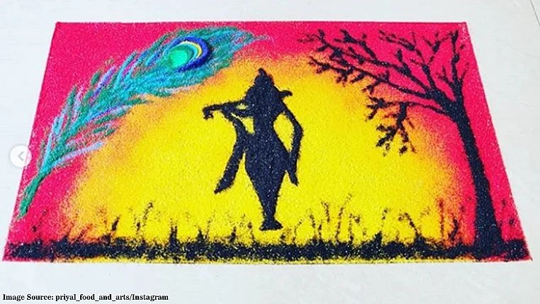 Krishna Janmashtami 2019 Easy Krishna rangoli designs to enhance your decor