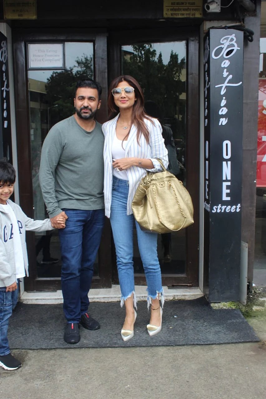 Shilpa Shetty carries a Rs 3.8 Lakh Chanel Bag for a casual family outing
