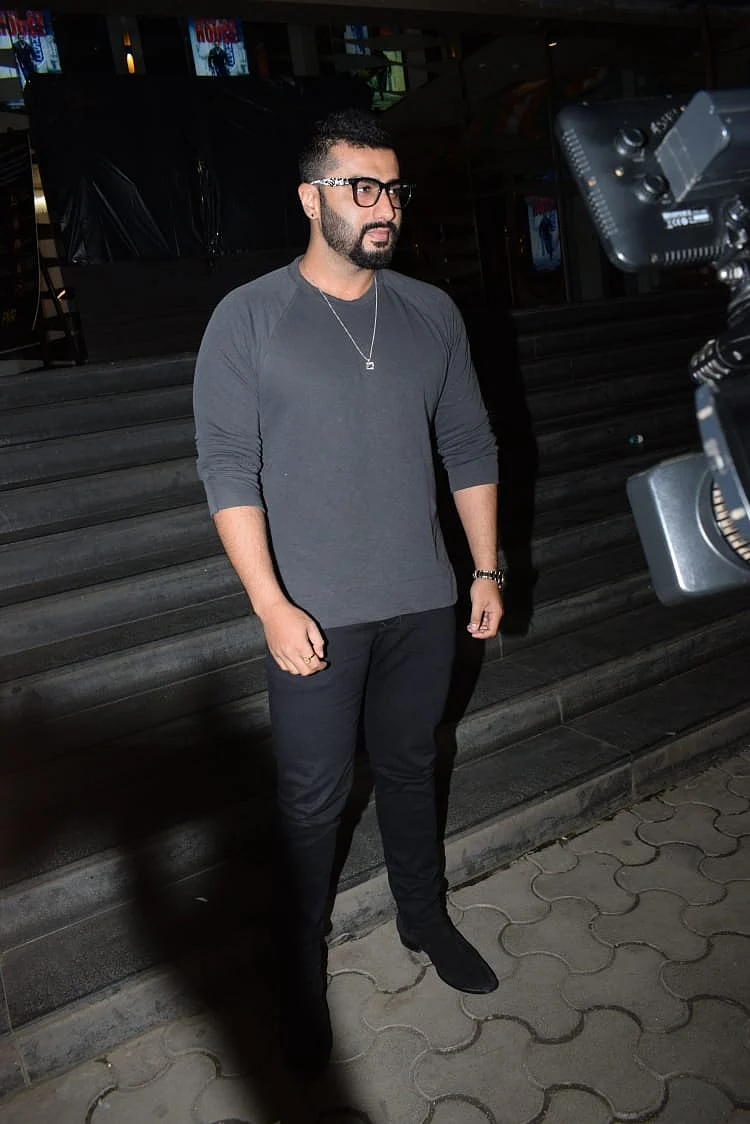 Arjun Kapoor, John Abraham were snapped at Batla House screening.