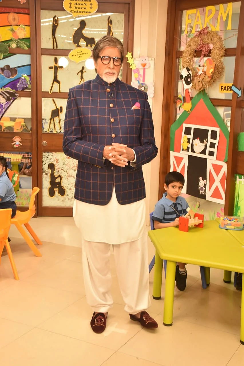 Amitabh bacchan, naezy daba at the launch of NDTV 'Swach Banega Bharat Season 9'