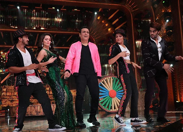 Govinda, Raveena Tandon, and Mohnish Bahl have 'Dulhe Raja' reunion on Nach Baliye 9