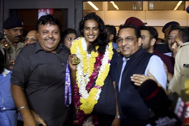 World champion PV Sindhu returns India with hero's welcome