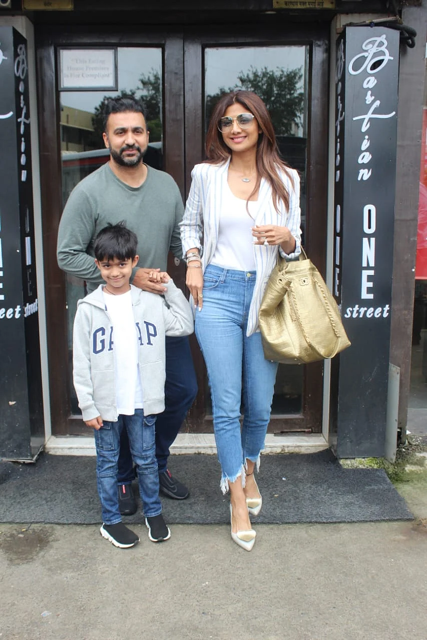 Shilpa Shetty carries a Rs 3.8 Lakh Chanel Bag for a casual family outing