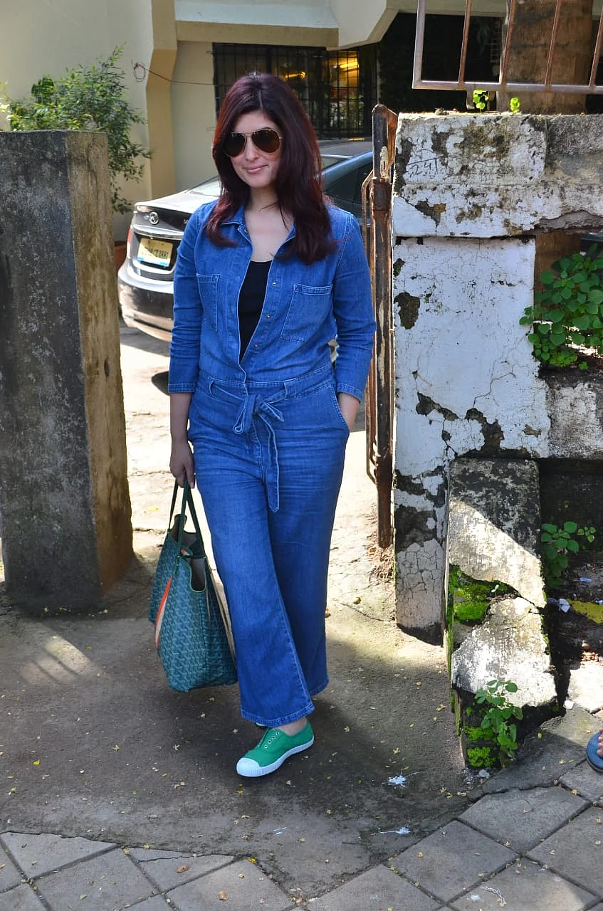 Twinkle Khanna spotted at Kromakay salon in Juhu