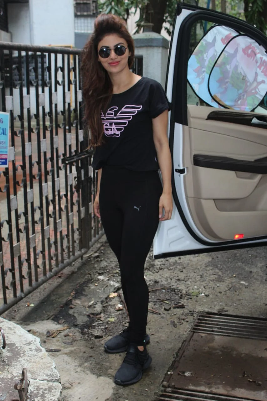Mouni Roy snapped at Cater Road