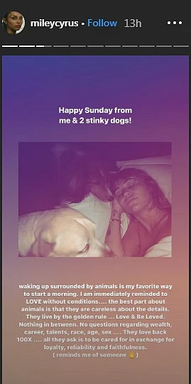 Miley Cyrus shares cryptic posts after breakup with girlfriend Kaitlynn Carter