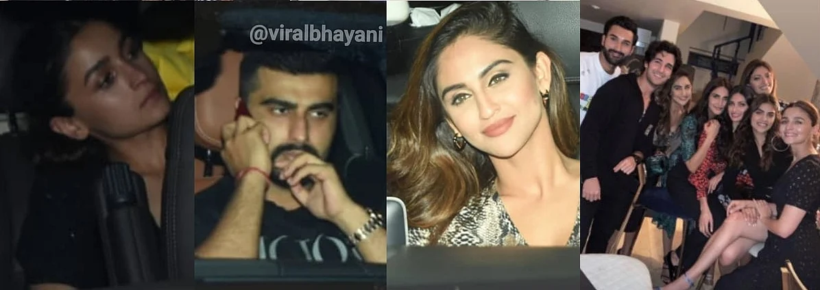 Alia Bhatt holds on to Ranbir Kapoor at BFF Akanksha Ranjan's birthday bash
