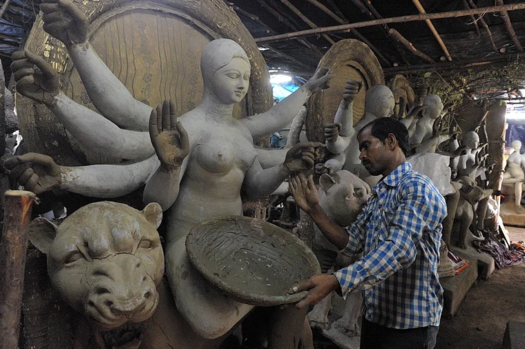Durga Puja 2019: Artisans behind the iconic sculptures of Maa Durga