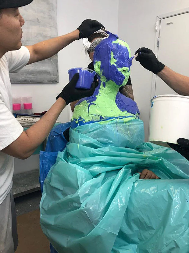 Kangana Ranaut sits through extensive prosthetics measurement for 'Thalaivi'