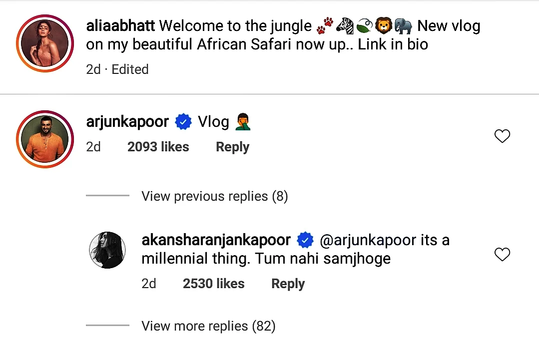 Arjun Kapoor continues to troll his co-stars on social media and this time it's Alia Bhatt