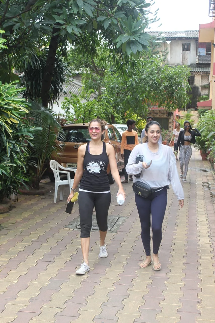 Amrita Arora at Diva Yoga