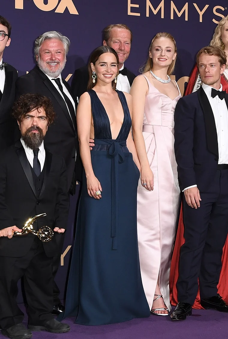 Emilia Clarke and Sophie Turner