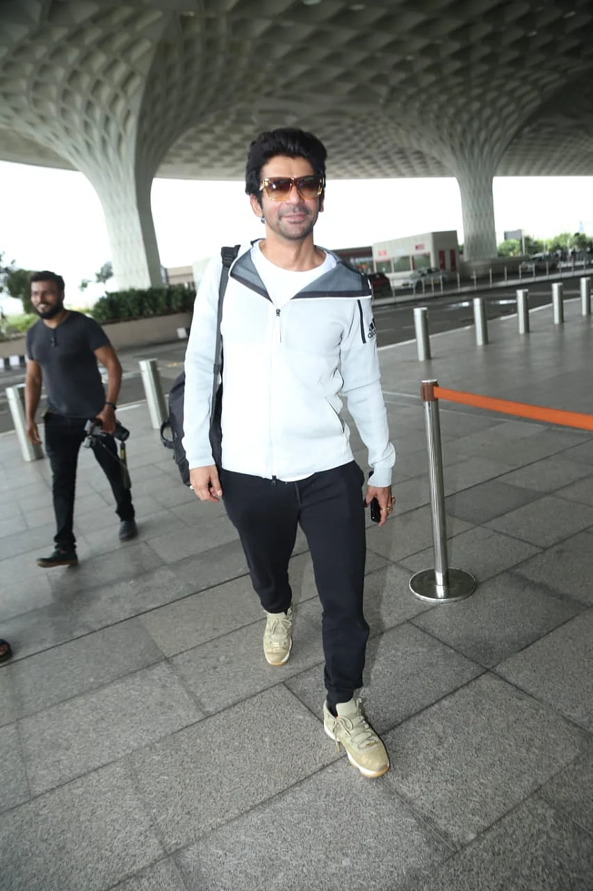 Comedian Sunil Grover spotted at Mumbai airport.
