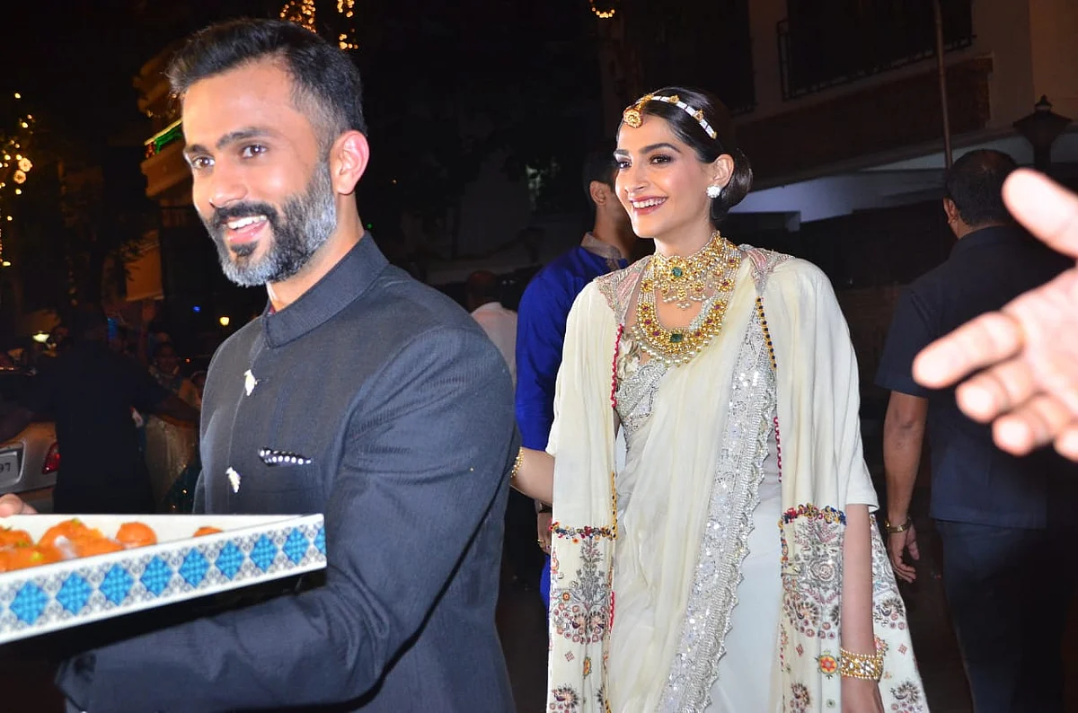 Anand Ahuja with Sonam Kapoor