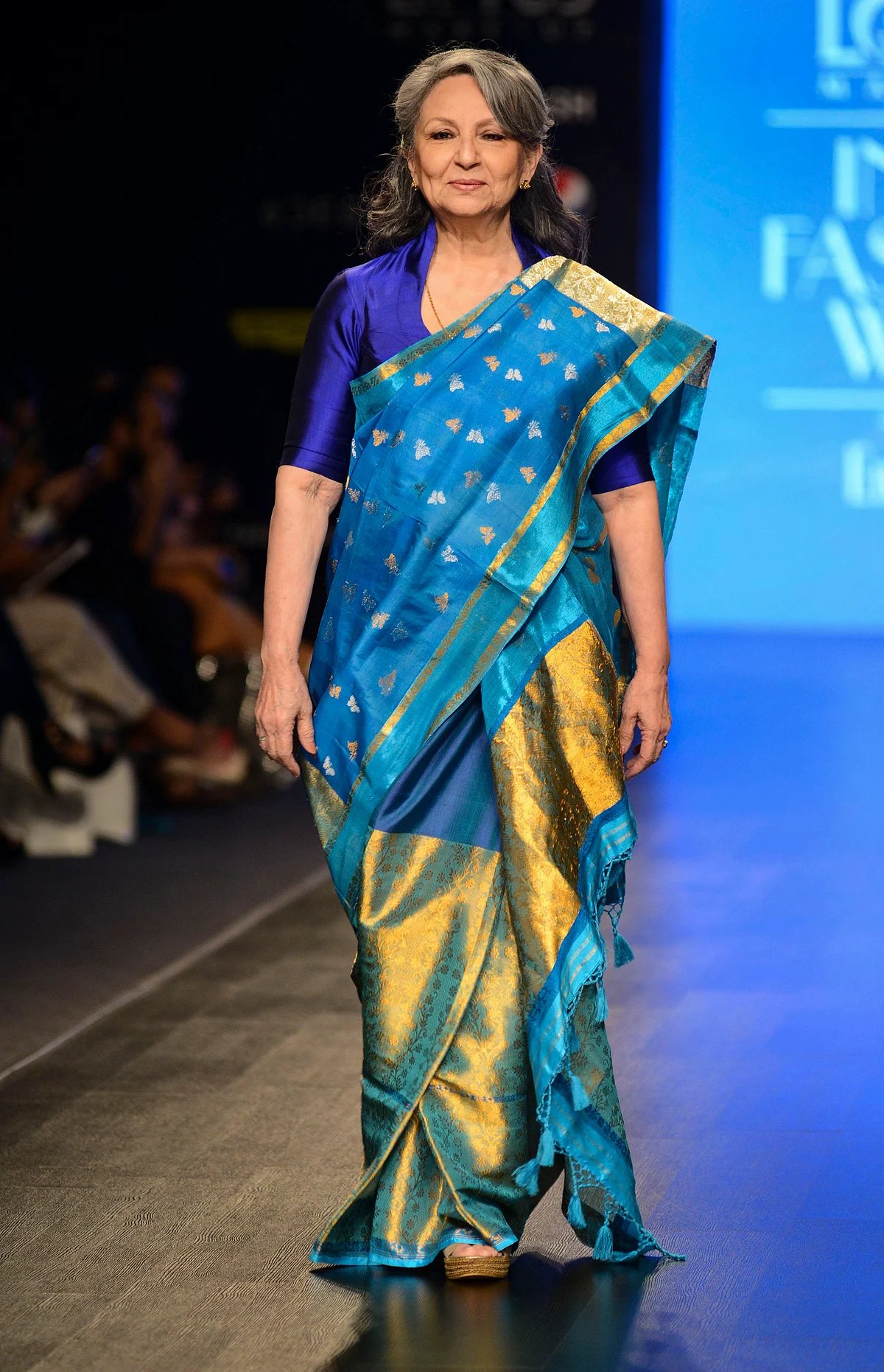 Beauty through ages: Sharmila Tagore and Soha Ali Khan turn showstoppers for Sanjukta Dutta at IFW 2020