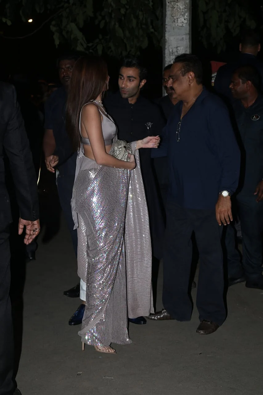 Tara Sutaria adds fuel to dating rumours, attends Bachchans' Diwali bash with Aadar Jain