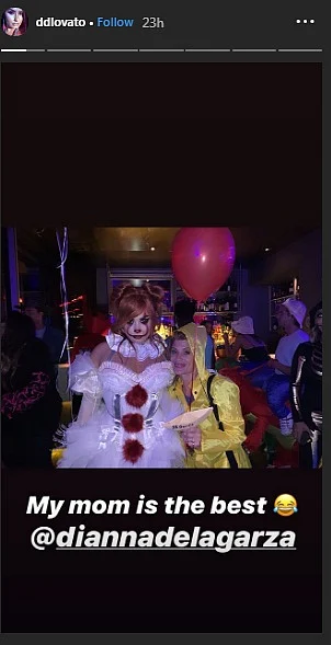 Demi Lovato turns into a sexy version of 'Pennywise the Clown' for Halloween