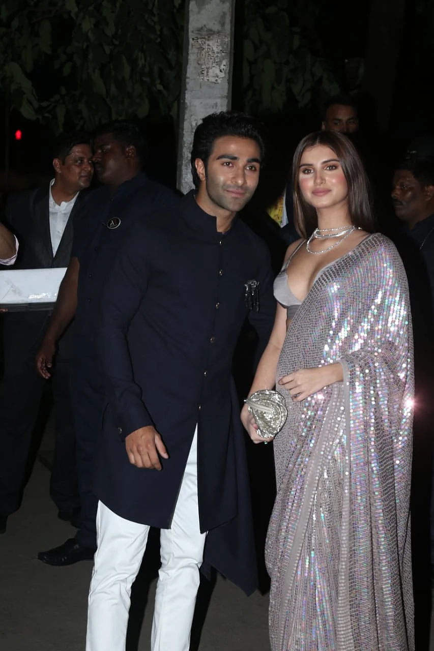 Tara Sutaria adds fuel to dating rumours, attends Bachchans' Diwali bash with Aadar Jain