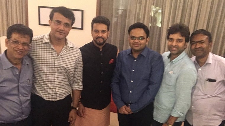 The New Bcci Team Sourav Ganguly Shares Picture With Jay Shah And Co Thanks Anurag Thakur Shandiya propertires pvt ltd 10,00,000 10 lacs+. the new bcci team sourav ganguly