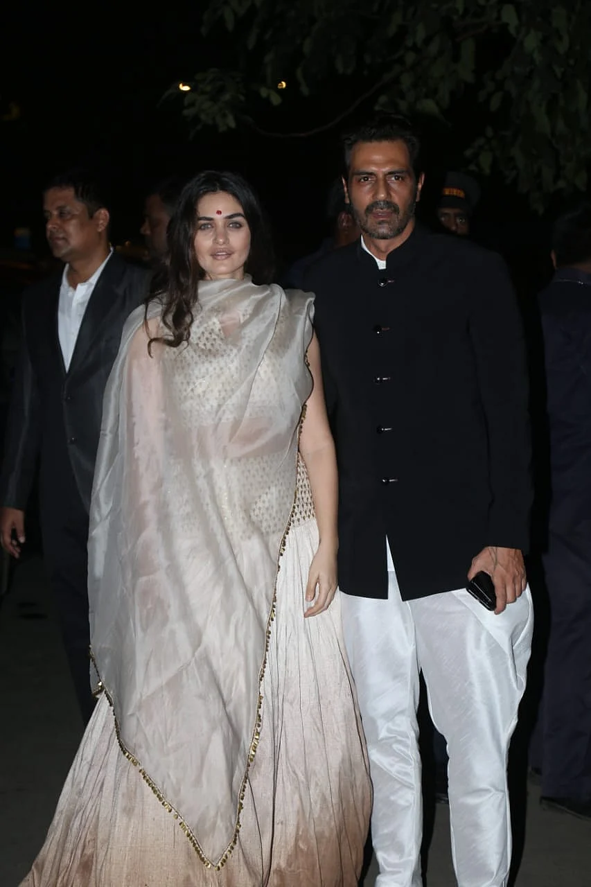 Arjun Rampal and Gabriella Demetriades