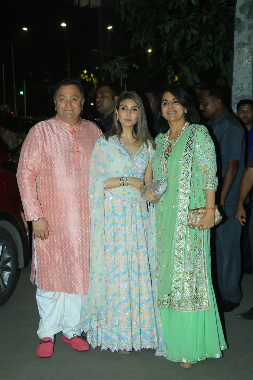 Rishi, Riddhima, Neetu