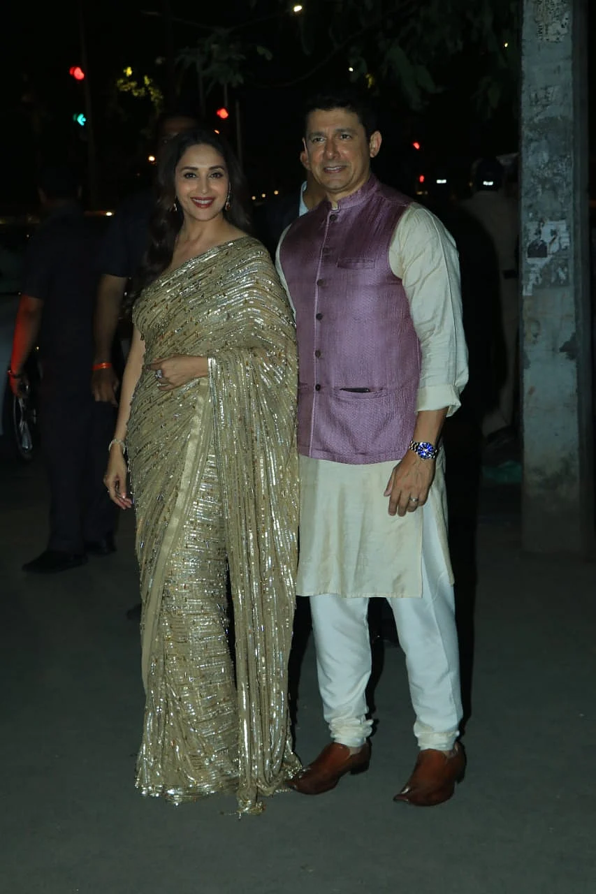 Madhuri Dixit with Sriram Nene