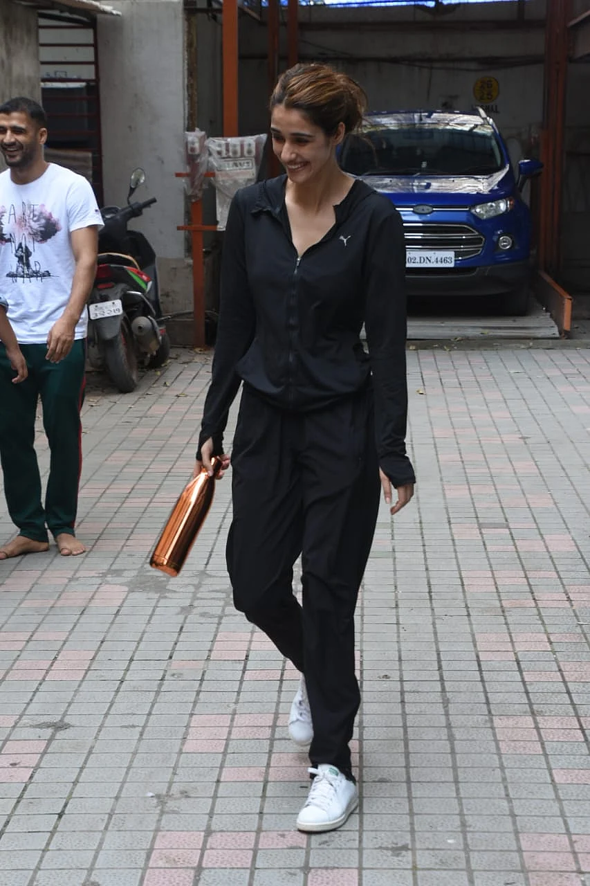 Disha Patani and Tiger Shroff at Gym