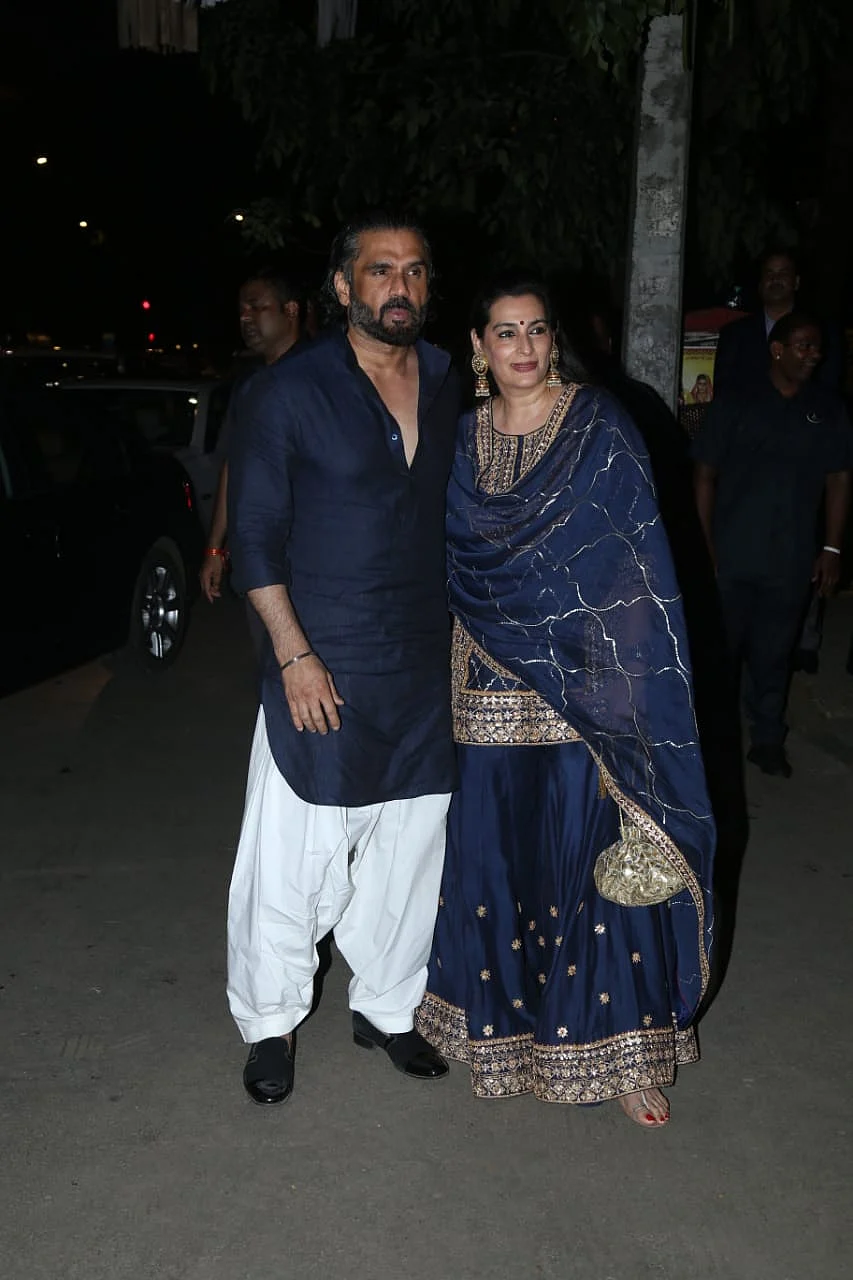 Suniel and Mana Shetty