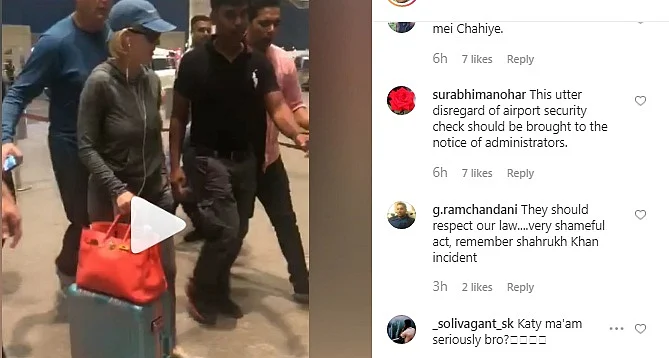 'Check her identity': Netizens furious with Katy Perry for disobeying security protocol at Mumbai Airport