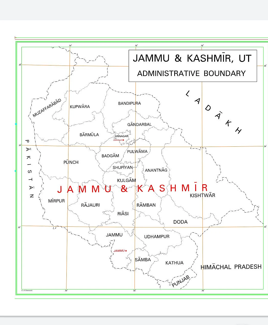 28 states, 9 Union Territories: Check out the new map of India after bifurcation of J&K and Ladakh