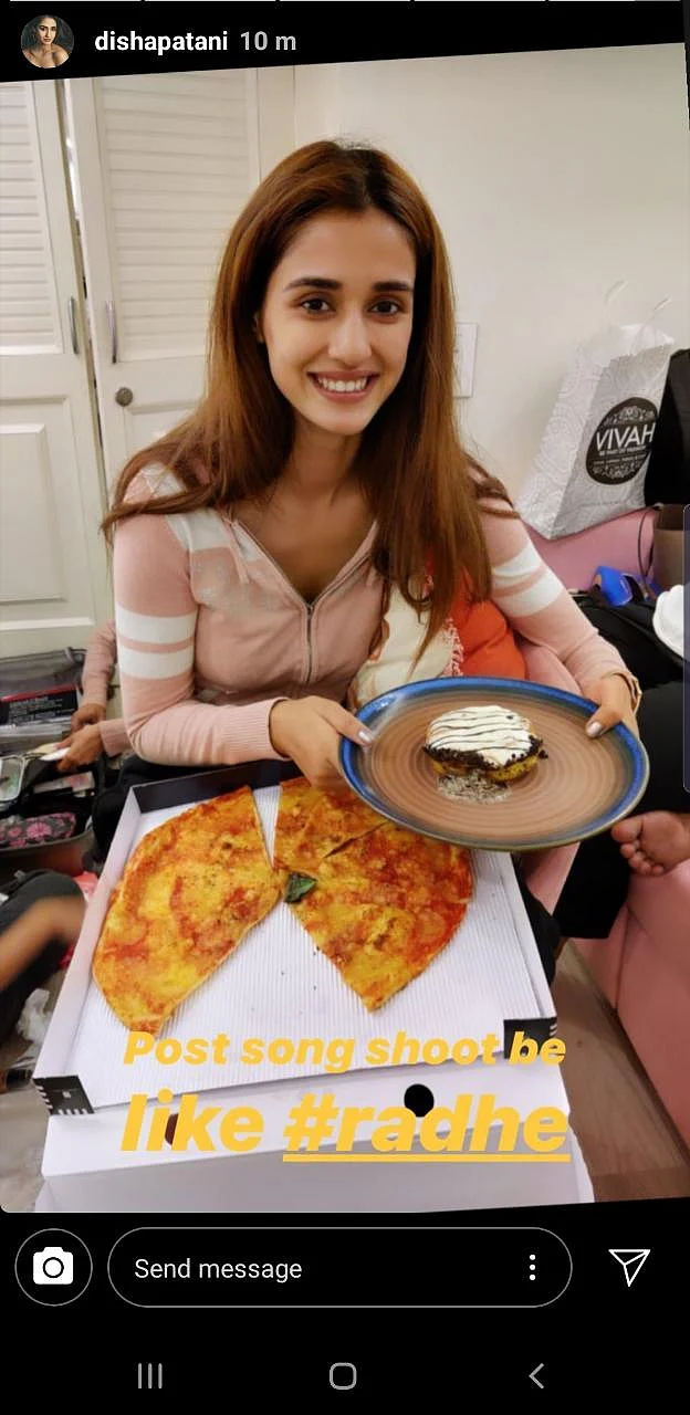 Disha Patani post song shoot