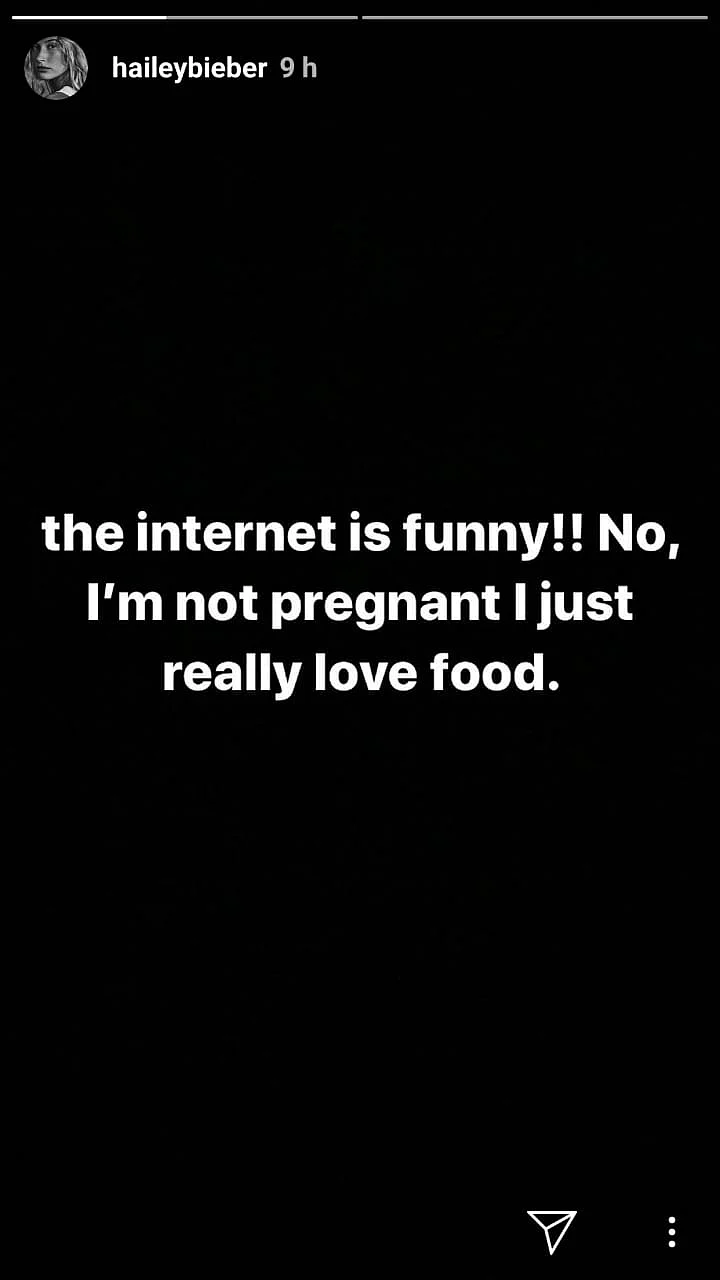 Internet is funny: Justin Bieber's wife Hailey laughs at pregnancy rumours