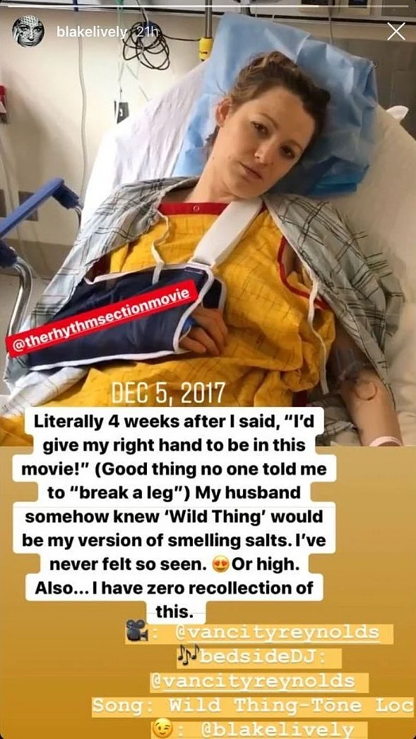 Blake Lively shares embarrassing video recorded by Ryan Reynolds when she was under anesthesia
