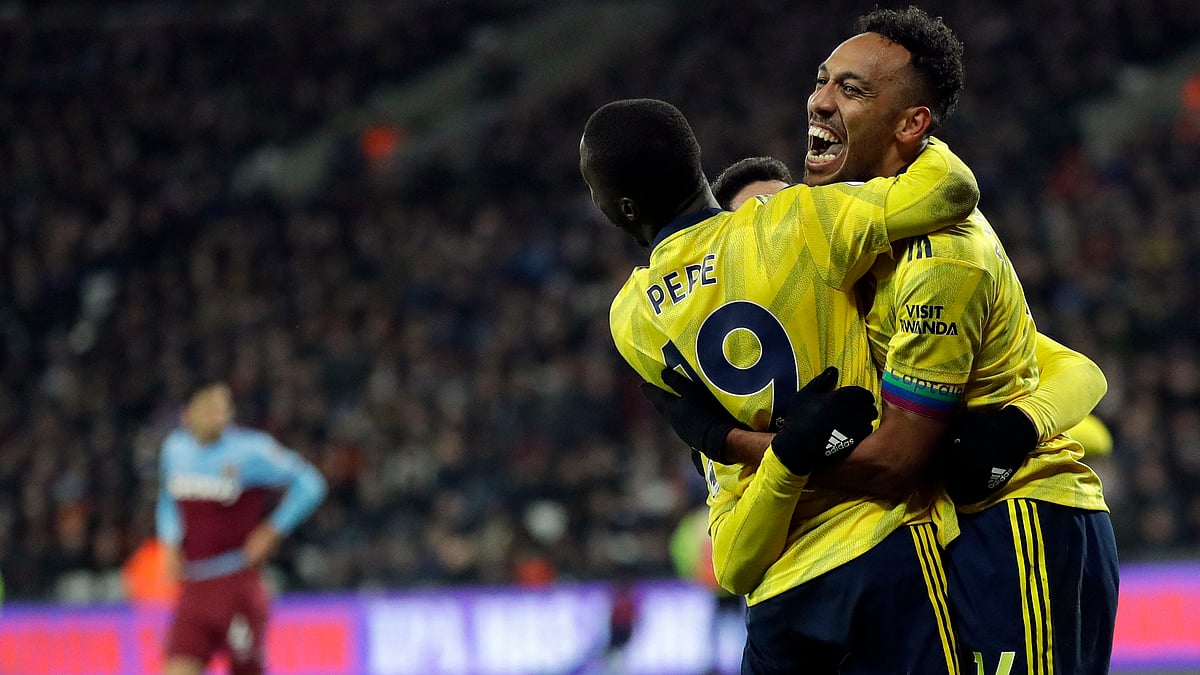 English Premier League Gunners Fire At Last