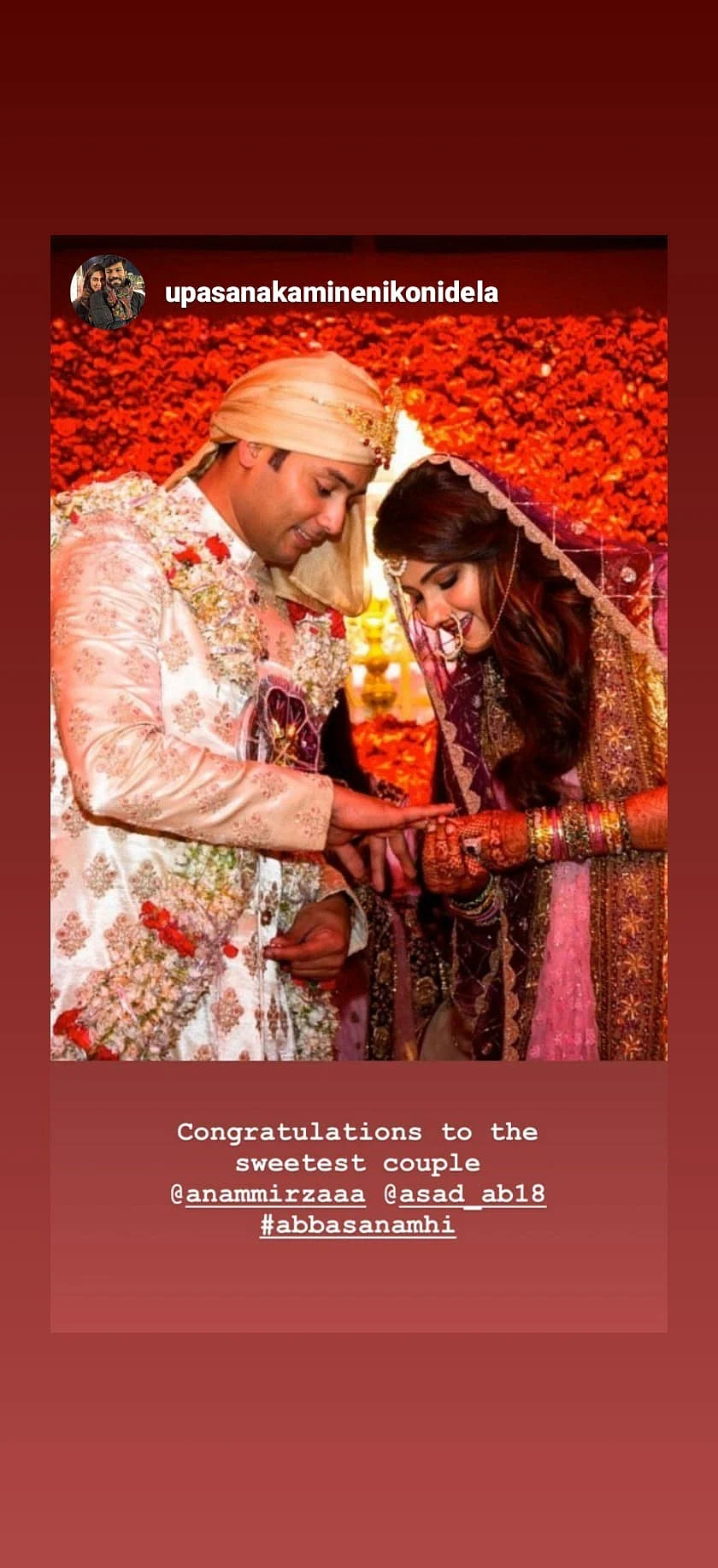 Sania Mirza's sister Anam ties the knot with cricketer Mohammed Asaduddin