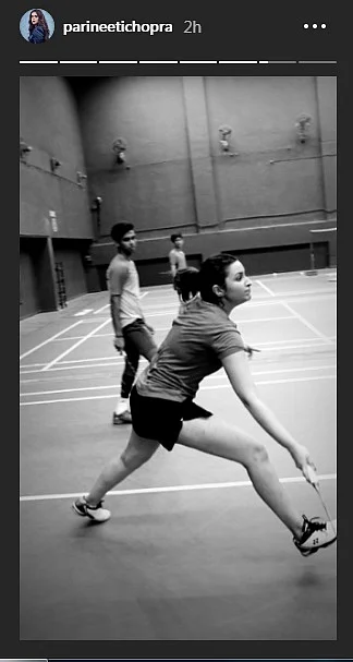 Parineeti Chopra documents her badminton training session post-injury