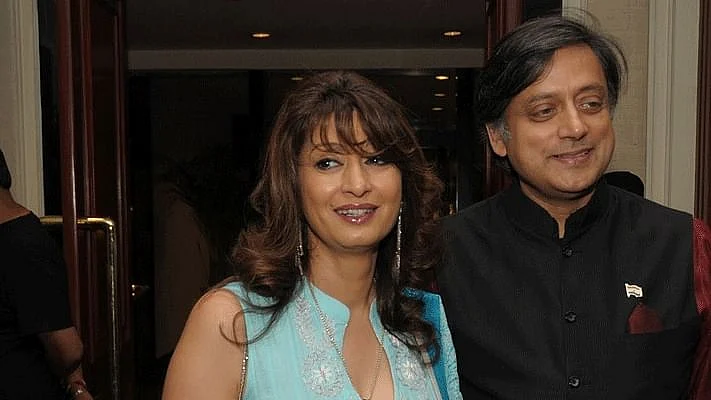 Shashi Tharoor and Sunanda Pushkar