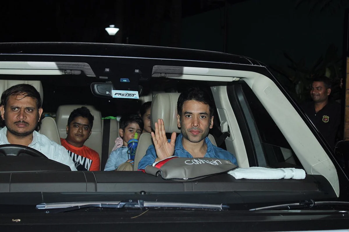 Tusshar Kapoor with his son
