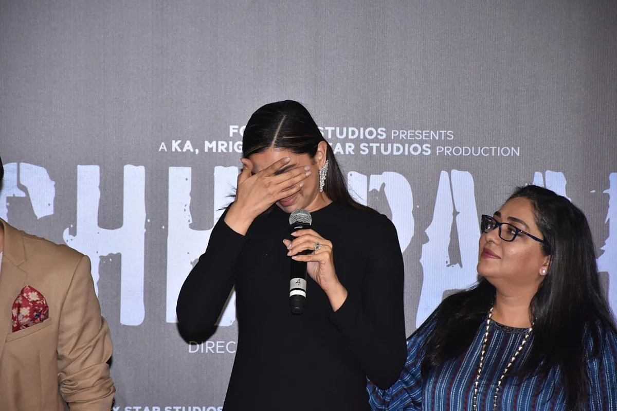 Please call Ranveer, we can't see Deepika crying at 'Chhapaak' trailer launch