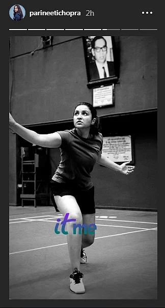 Parineeti Chopra documents her badminton training session post-injury