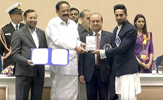 66th National Awards: Ayushmann Khurrana, Vicky Kaushal, Akshay Kumar receive their honours