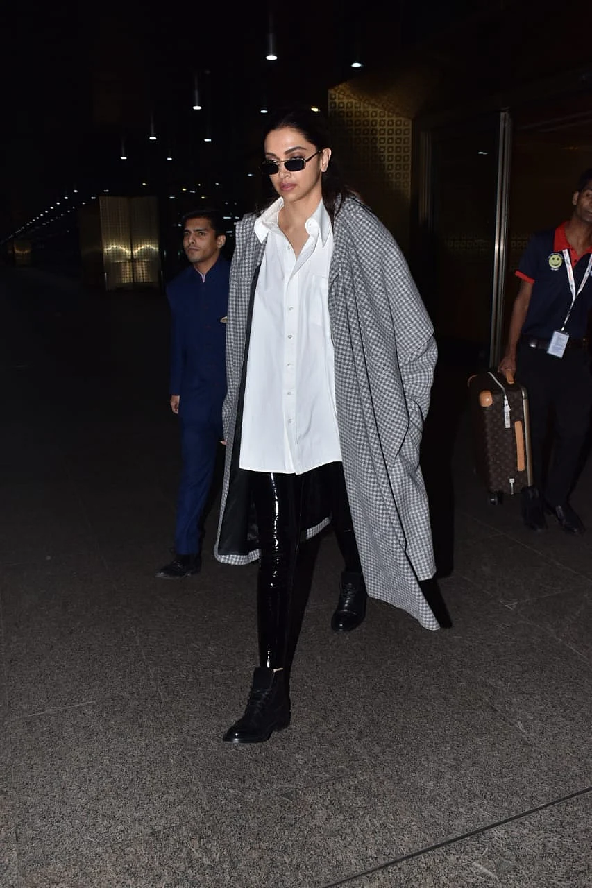 Hey Deepika Padukone, what's with the jumbo jacket in Mumbai's weather