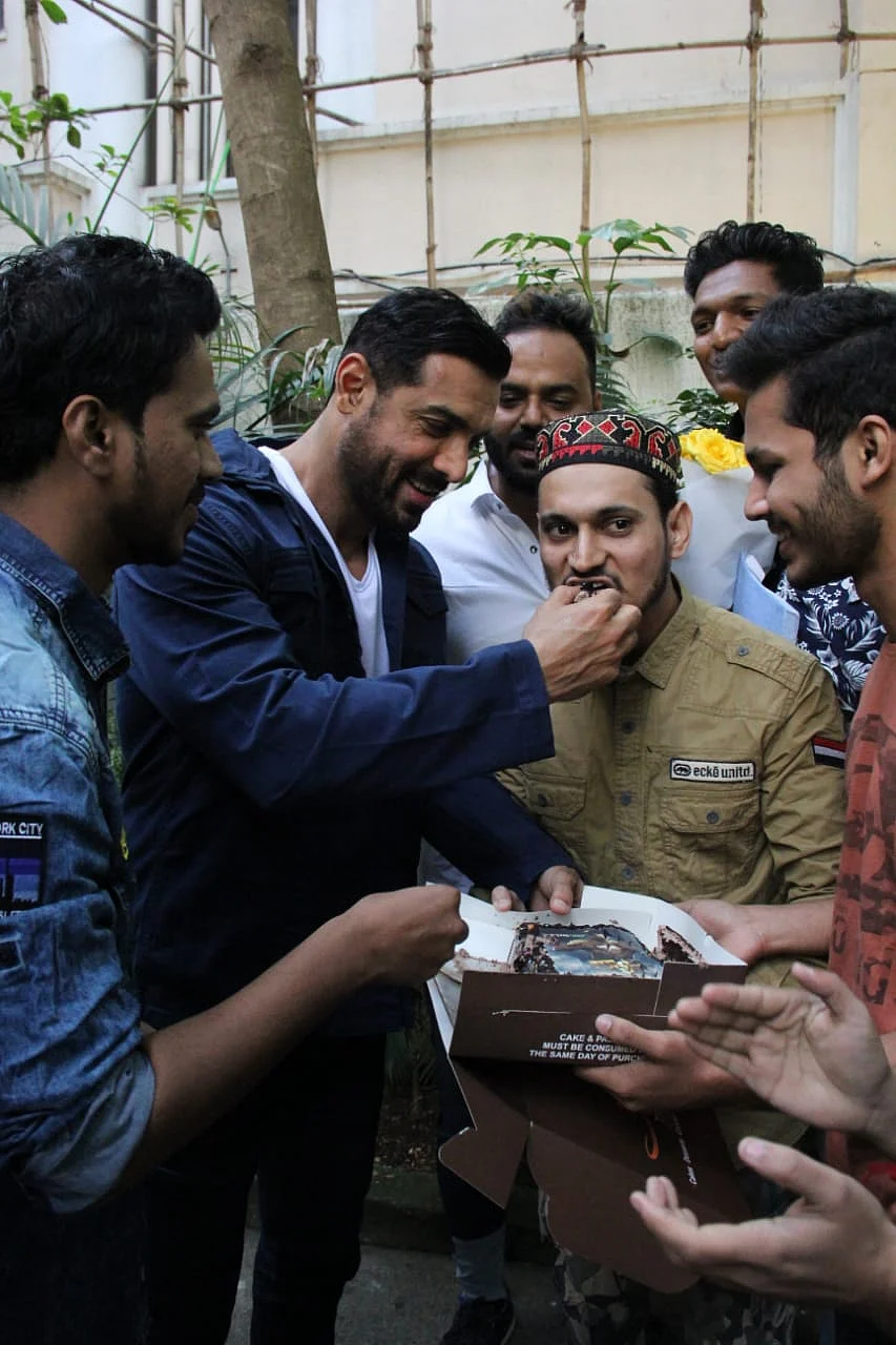 John and his fans celebrate the actor's birthday