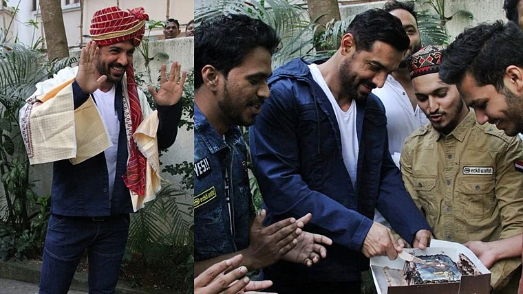 In Pics: John Abraham receives a sweet surprise from fans on birthday