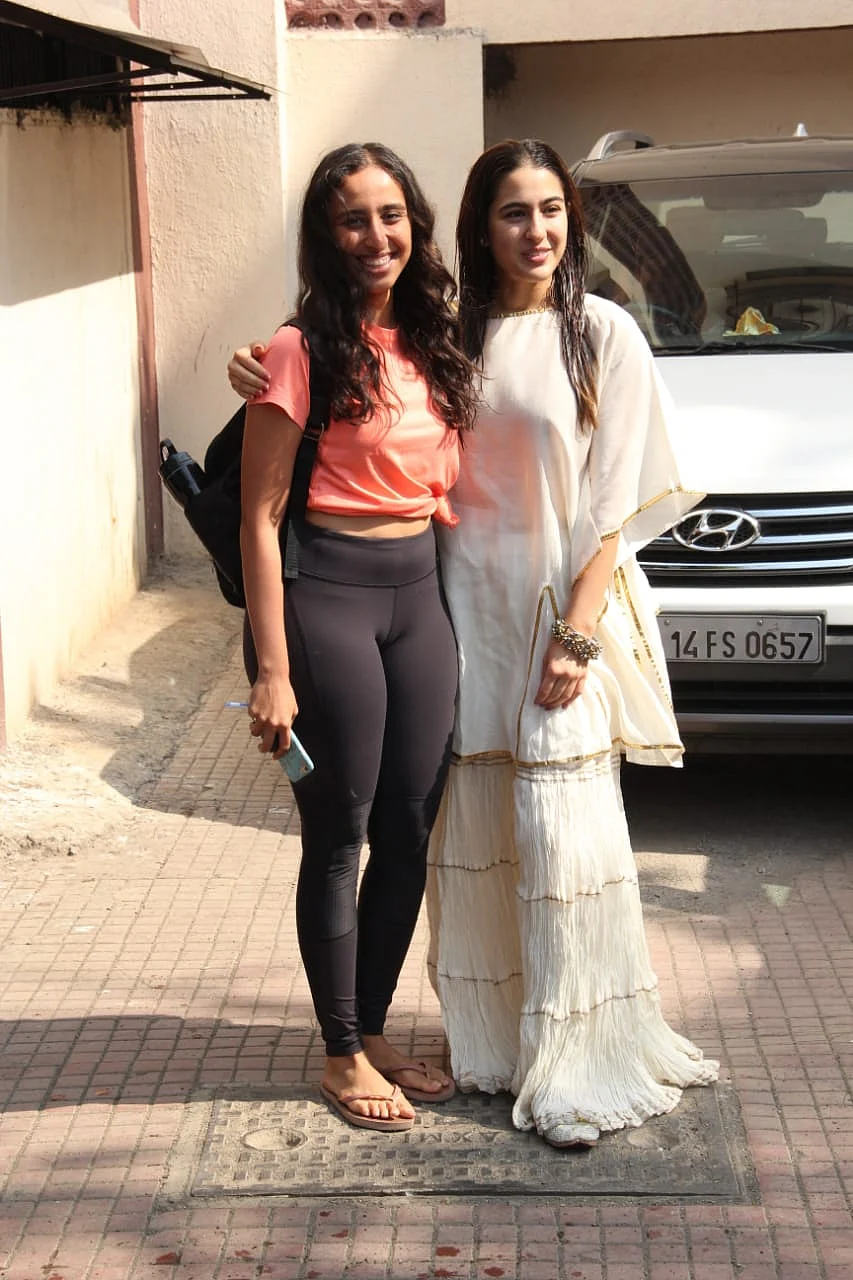 Sara Ali Khan with a friend