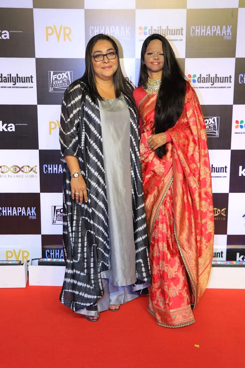 Meghna Gulzar with Laxmi Agarwal